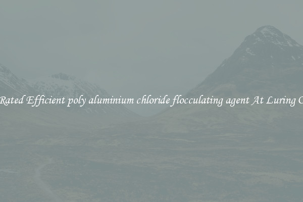 Top Rated Efficient poly aluminium chloride flocculating agent At Luring Offers