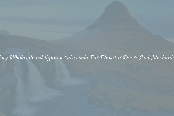 Buy Wholesale led light curtains sale For Elevator Doors And Mechanics