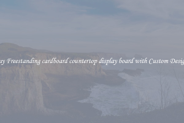 Buy Freestanding cardboard countertop display board with Custom Designs