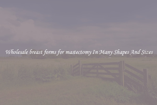 Wholesale breast forms for mastectomy In Many Shapes And Sizes