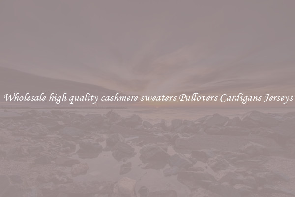 Wholesale high quality cashmere sweaters Pullovers Cardigans Jerseys